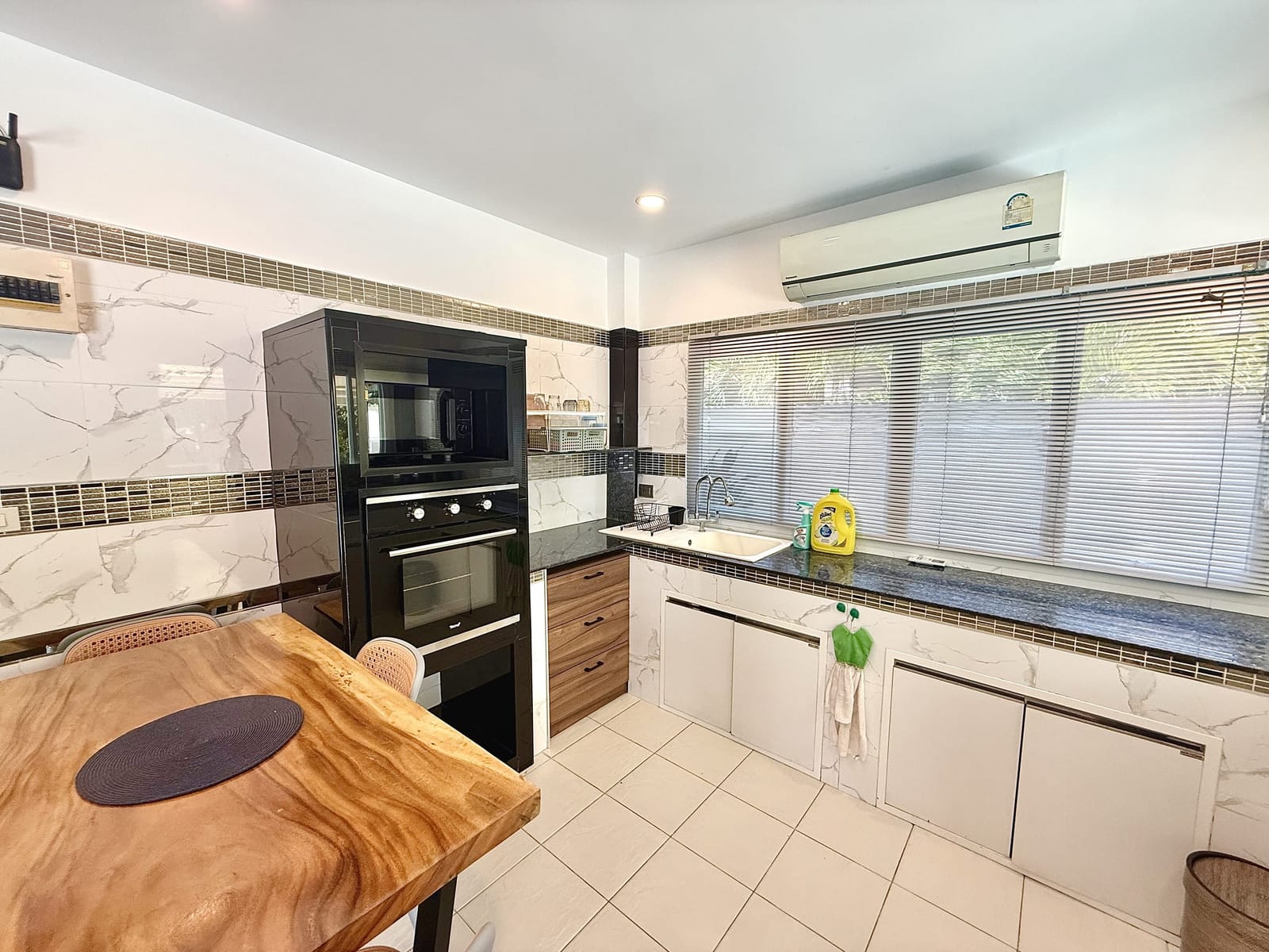 Fully equipped kitchen at Villa Bua