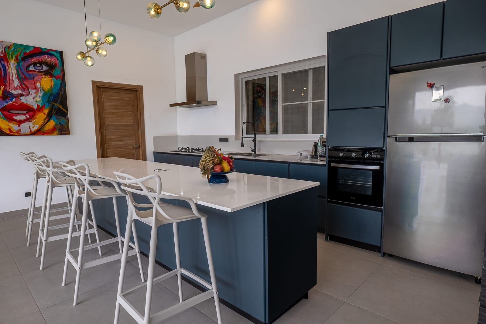 Large fully equipped kitchen at Villa Passiflore