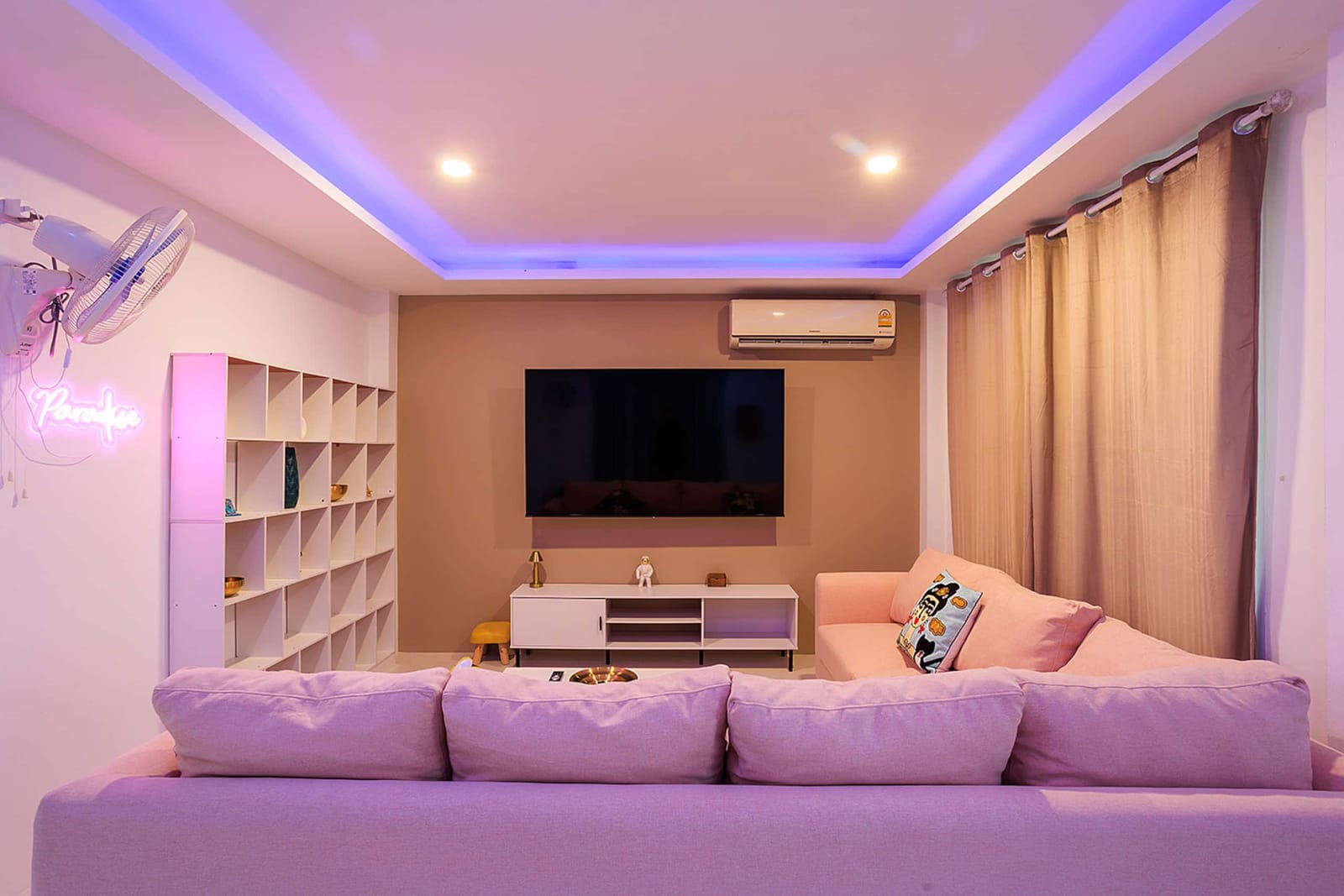 ห้องนอนของ Villa Paradise
