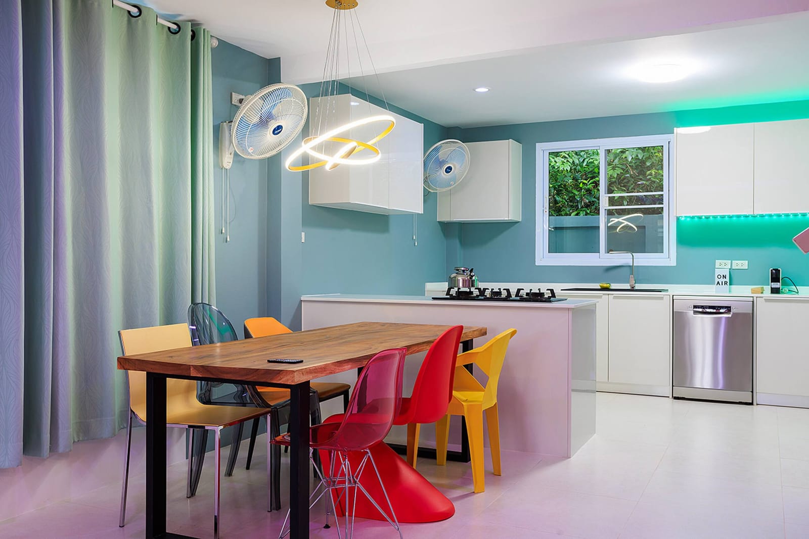 ห้องครัวของ Villa Paradise